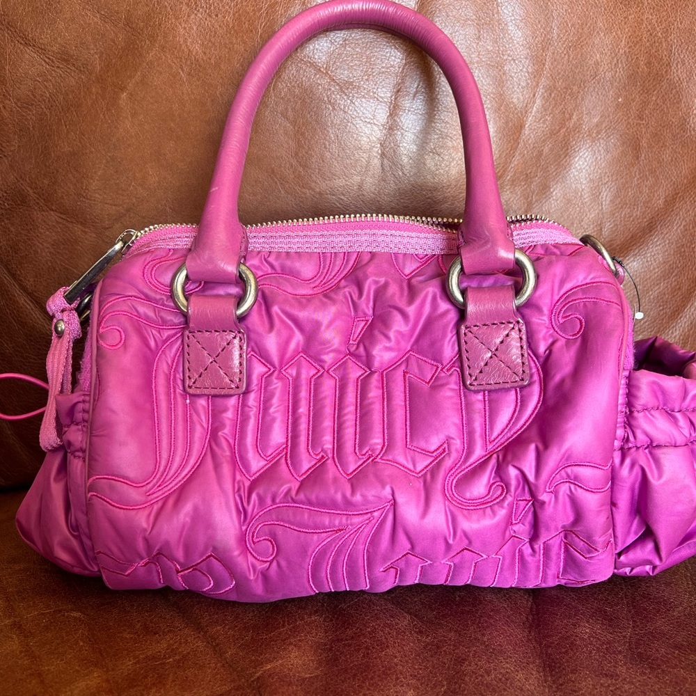 Juicy Couture Purple Puffer Handbag